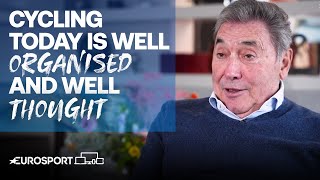 Eddy Merckx on the Current Crop of WT Riders  Cycling show  Eurosport [upl. by Nylahs613]