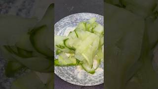 Healthy cucumber Salad🍽️ food cucumbersalad salad saladrecipe trending cucumber [upl. by Chernow]