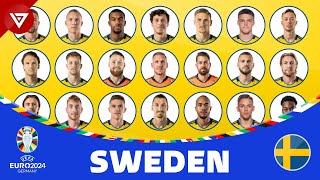 SWEDEN Squad EURO 2024 Qualifying  UEFA EURO 2024 Qualifiers [upl. by Hooke]