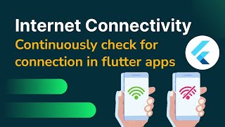 Check Internet Connection In Flutter App  Internet Connection  Step by step Tutorial [upl. by Aicenad]