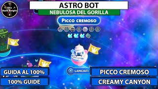 Astro Bot Tutti i collezionabili  Picco cremoso Nebulosa del gorilla  Collectibles [upl. by Mehalick391]