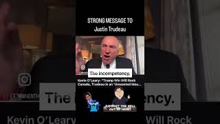 Kevin O’Leary 😤 doesn’t hold back sending a bold message to Justin Trudeau canada2024 [upl. by Gurango808]