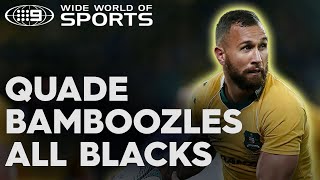 Quade Coopers greatest step against the All Blacks  Wide World of Sports [upl. by Seugirdor]