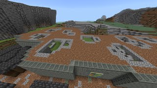 Doing the ground to the 2nd level of the 4th mountain base in my survival world part 2  Minecraft [upl. by Aramoj]