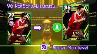 How to train 96 Rated BLizarazu Max level in efootball 2024 BLizarazu Max level Training tutorial [upl. by Frannie663]