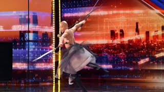 Titos Tsai ◇ Dances with Swords ◇ Auditions ◇ AGT 2023 [upl. by Avra]