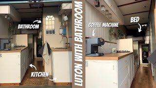 Luton Van Conversion  Start to Finish in 10 minutes  With Bathroom [upl. by Nastassia]