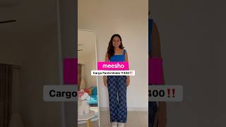 MeeshoFinds Cargos Under 400 meeshohaul meesho whatiorderedvswhatigot jeans foryou cargopants [upl. by Irreg]