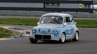 ACTION FIAT ABARTH 1000 TC Replica on track [upl. by Cully]