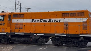 PeeDee River Railroad switches out Domtar Paper [upl. by Ojaras]