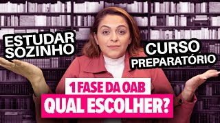 1ª fase da OAB Estudar SOZINHO x Cursinho PREPARATÓRIO [upl. by Tiebold908]