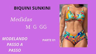 Modelando Biquíni Sunkini Parte 01 [upl. by Zsuedat]