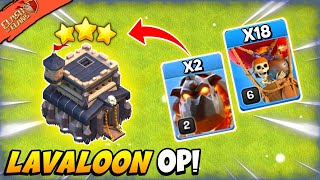 TH9 LavaLoon Attack Strategy 2024  Best TH9 LavaLoon Attack Strategy Clash Of Clans [upl. by Elleined]