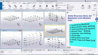 Tekla Structure Basic for Beginners and Advance Users [upl. by Aleemaj]