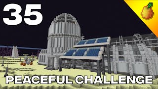 Peaceful Challenge 35 Dark Oak Tree Farm In A Space Station [upl. by Ainahs]