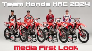 Team Honda HRC 2024 Media First Look [upl. by Htial]