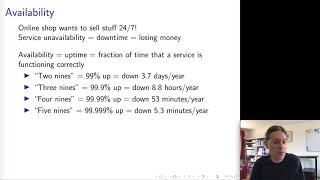 Distributed Systems 24 Fault tolerance [upl. by Unity]