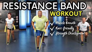 Resistance Band Workout for Seniors and Beginners  Build Muscle amp Increase Strength [upl. by Barnie]