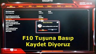 Gigabayte Anakartta Sanallaştırmayı Etkinleştirme [upl. by Otecina]