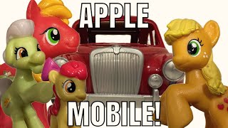 MLP AI Applejack’s Car  My Little Pony Stop Motion  Perfect Harvest MLP Studios [upl. by Alexine223]