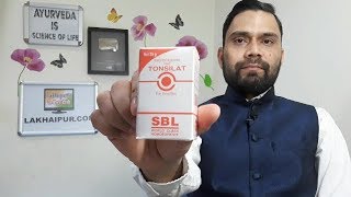 SBL Tonsilate Tablets for Tonsillitis Sore Throat and Pharyngitis [upl. by Aivle]