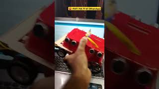 Arduino Lidar sensor Code  Arduino Parking System  Arduino Robot Car Code tronicslk [upl. by Ennairam]