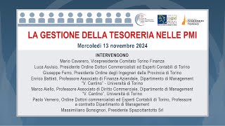 La gestione della tesoreria nelle PMI [upl. by Ferris229]