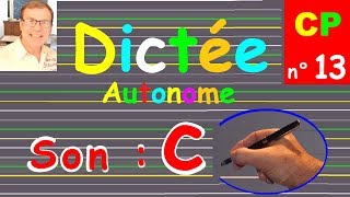 Dictée CP – CE1 autonome de mots  Le son c  13 [upl. by Norse200]