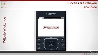 TINspire CX Sinusoide [upl. by Eendys]