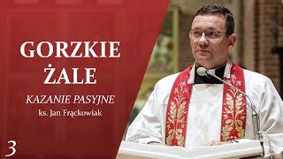 GORZKIE ŻALE  Kazanie Pasyjne  ks Jan Frąckowiak  3 [upl. by Moguel225]