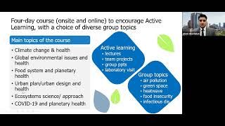 Multidisciplinary crosssector and transborder approach in planetary health education [upl. by Bibi]