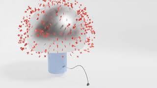 Van De Graff Generator principle working Explained in 3D animation [upl. by Pittel]