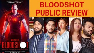 BLOODSHOT Public Review  BLOODSHOT Movie Public Reaction  Vin Diesel  Punjabi Thikana [upl. by Haughay806]