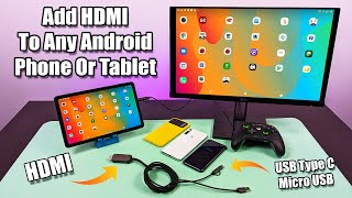 Add HDMI to any Android Phone Or Tablet with this 20 Adapter [upl. by Merline]