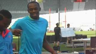 Usain Bolt  Training Session [upl. by Naesyar]