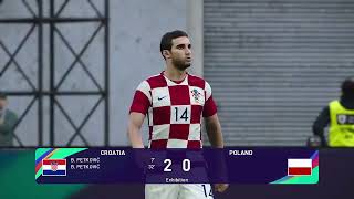 PES 2021  Chorwacja  Polska  Liga Narodów 2024 [upl. by O'Callaghan]