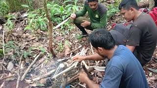 AKTIVITAS MAKAN SIANG DIHUTAN LEUSER ACEH INDONESIA [upl. by Pylle]