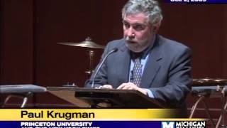 2009 Citigroup Foundation Lecture  Paul Krugman  100209 [upl. by Ddart]