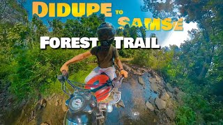 DIDUPE TO SAMSE OFFROAD  Deep Forest Trail [upl. by Anaujal]