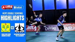 MENS Double Semifinal  UNJ I MadeArmando vs TRISAKTI FULGENSIUSYOEL [upl. by Adaj]