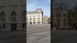 Walk in Riga centre Latvian National Museum of Art [upl. by Notslar328]