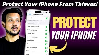 Protect Your iPhone from Thieves with These Top Settings HINDI [upl. by Arataj27]