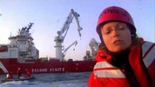 GREENPEACE IN AZIONE SALVIAMO LE BALENE IN ITALIA [upl. by Aztiraj]