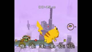 Super Smash Bros Melee CrazyMod UEDebug Menu  Mushrooms are Deadly Test 3 [upl. by Ehcropal457]