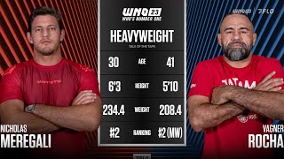 Nicholas Meregali vs Vagner Rocha  WNO 23 Meregali vs Rocha [upl. by Zakarias]