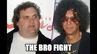 Howard Stern vs Artie Lange  The Actual Fight  Howard Stern Show  BRO FIGHT [upl. by Swagerty]