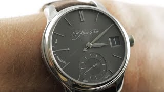 H Moser amp Cie Endeavour Perpetual Calendar 13410300 Moser Watch Review [upl. by Solakcin]