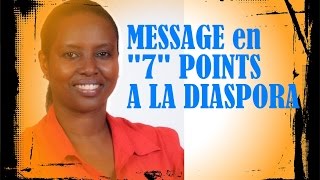 MESSAGE en quot 7 quot POINTS de la FEMME de JOVENEL MOISE A LA DIASPORA [upl. by Darill41]