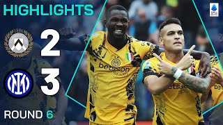 UDINESEINTER 23  HIGHLIGHTS  Lautaro is back  Serie A 202425 [upl. by Gorrono]