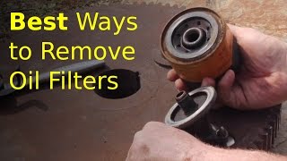 6 Best Ways to Get an Oil Filter Off Review [upl. by Ahsekel129]